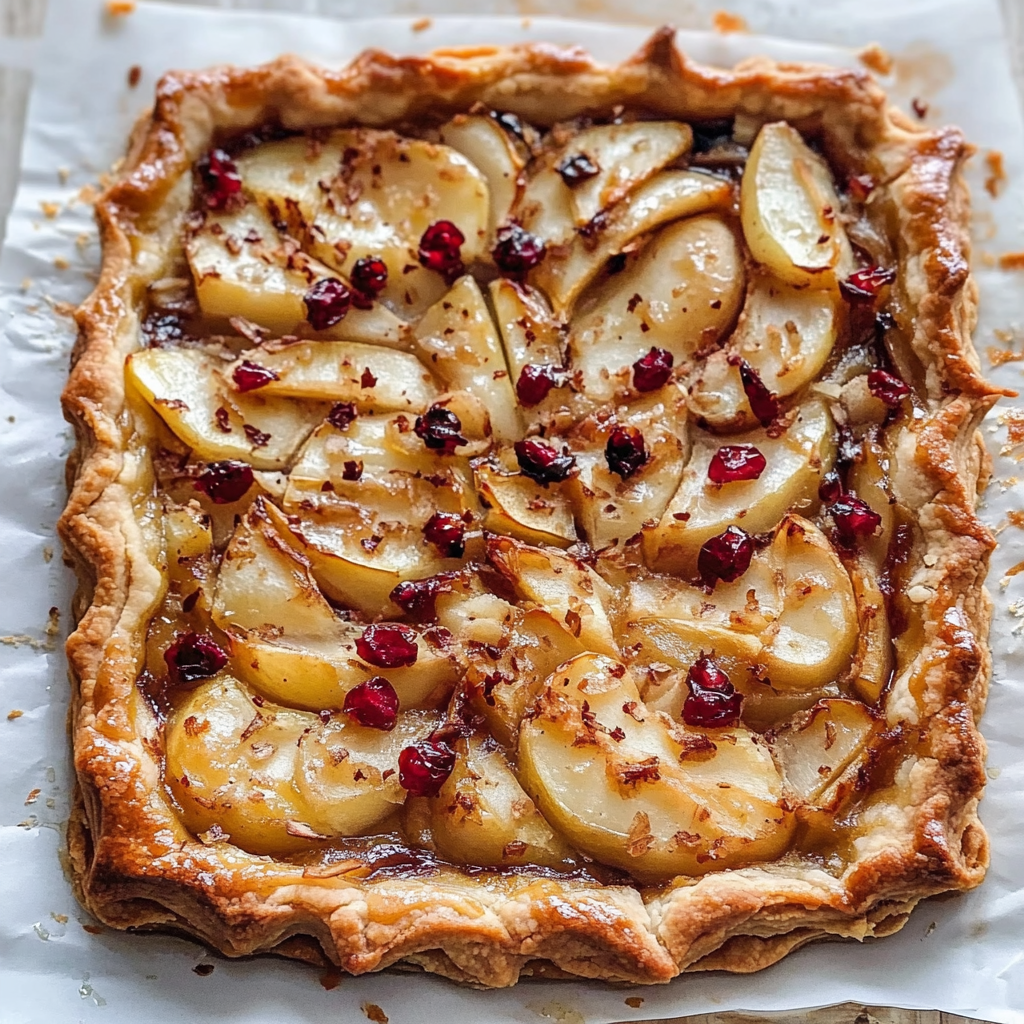 Recipe preparation for caramelized onion and apple tartlets