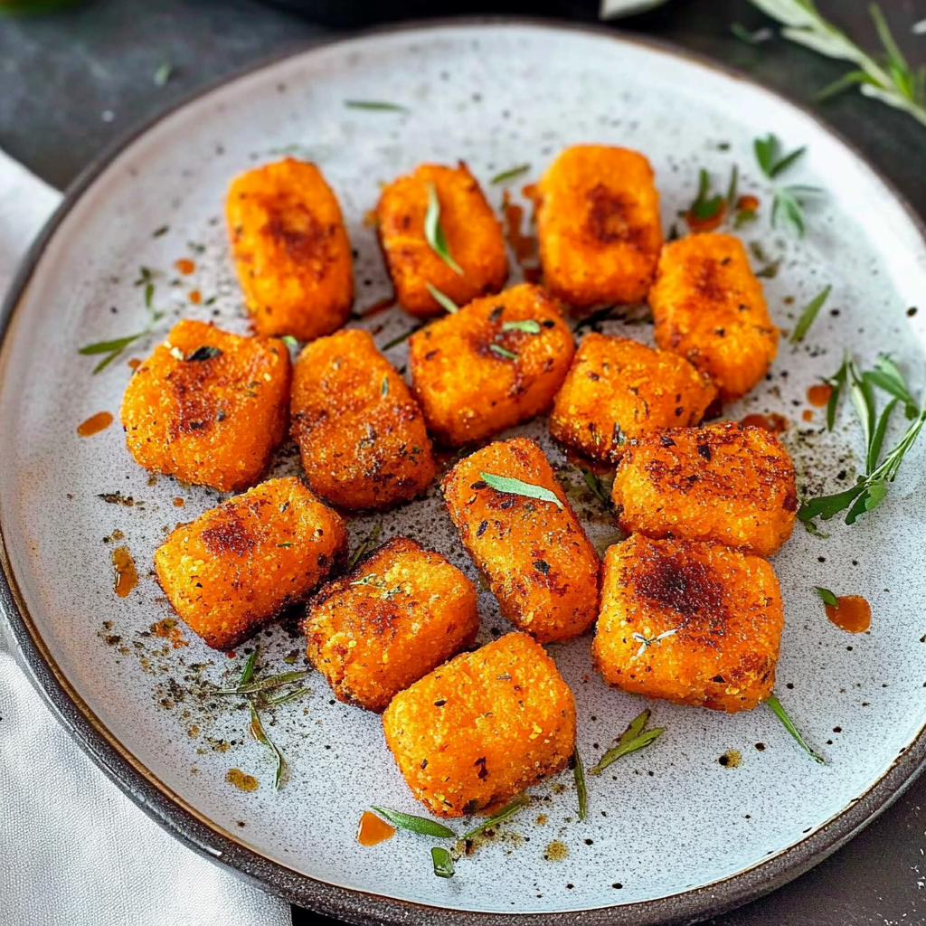 Recipe preparation for sweet potato tater tots