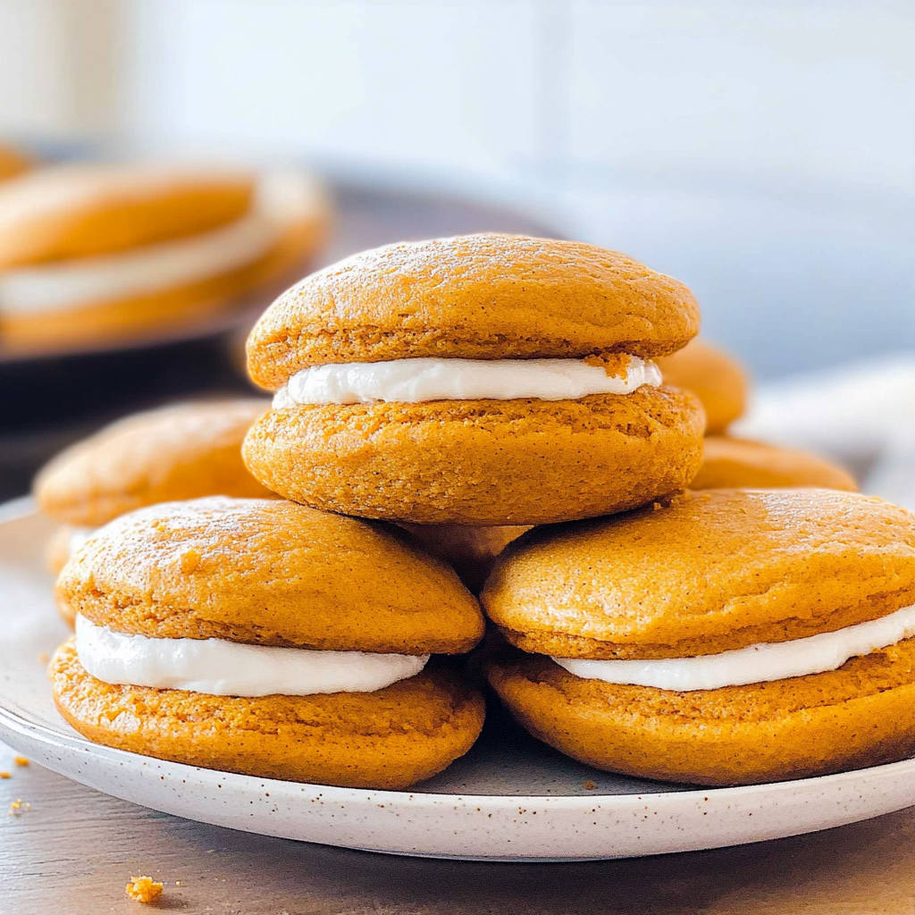 Recipe preparation for pumpkin whoopie pies