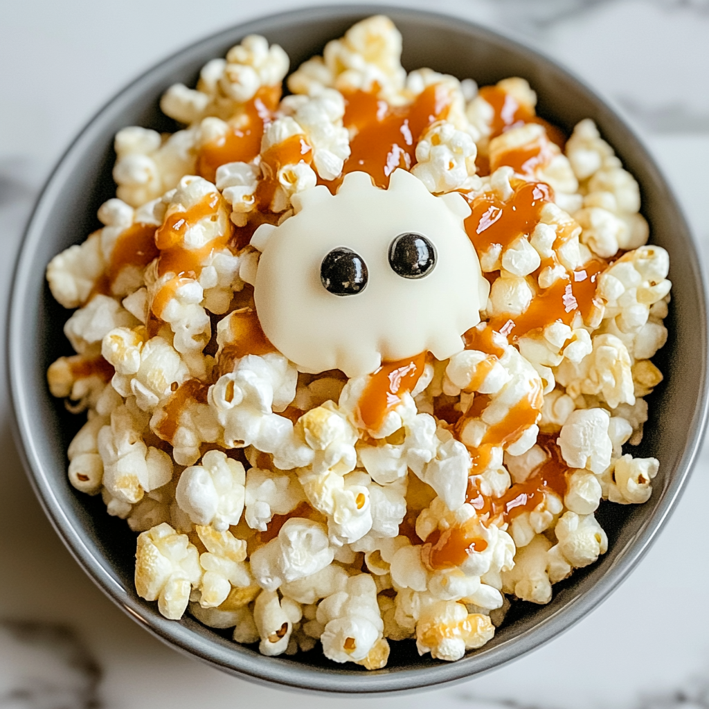 Recipe preparation for Bat Wing Popcorn