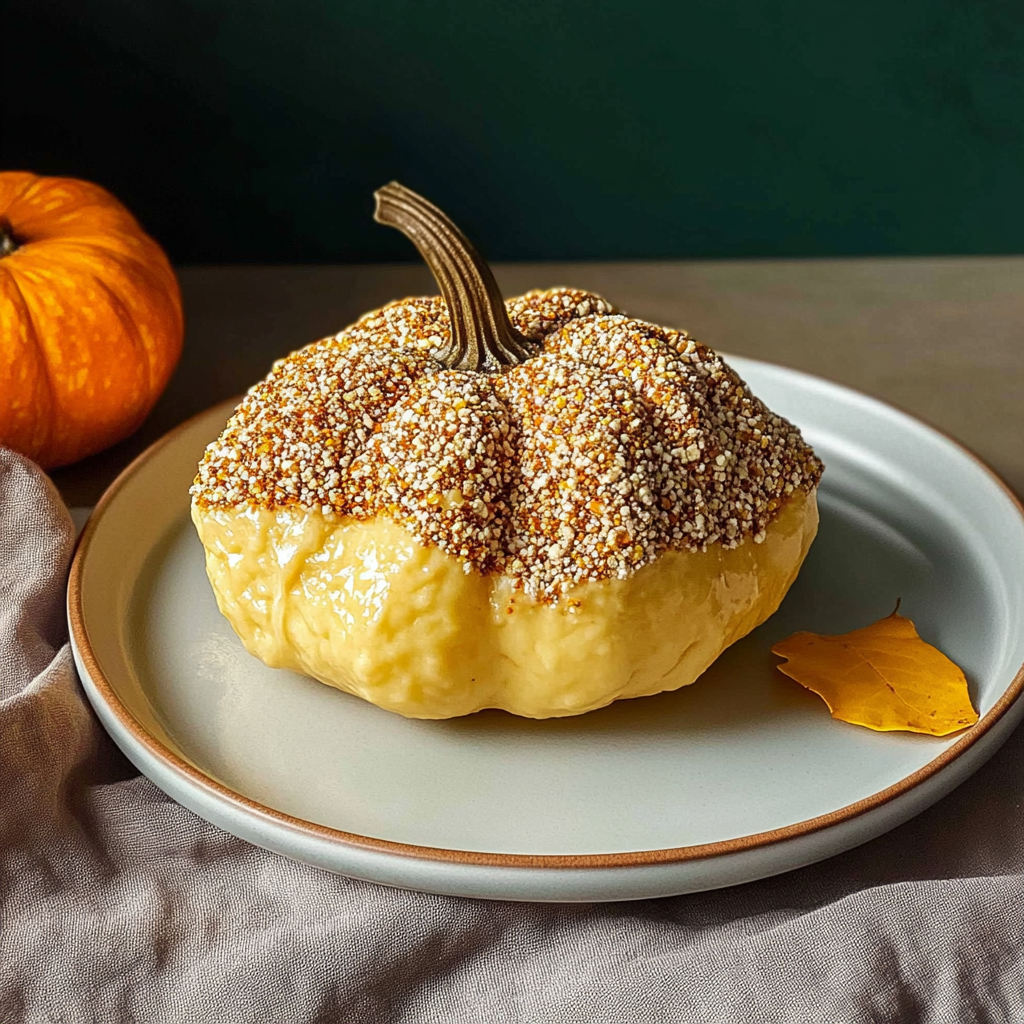 Recipe preparation for pumpkin-shaped cheese ball