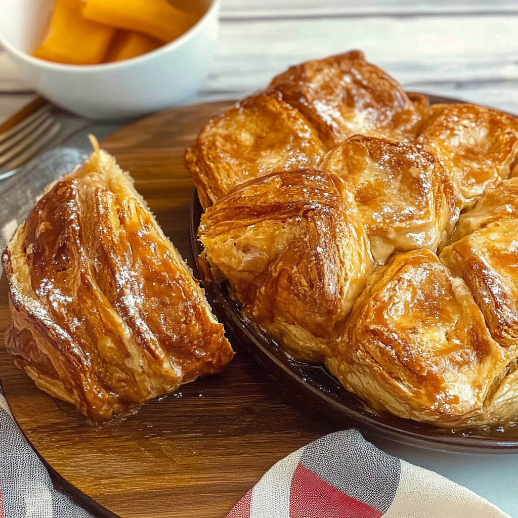 Recipe preparation for Pumpkin Pull-Apart Bread