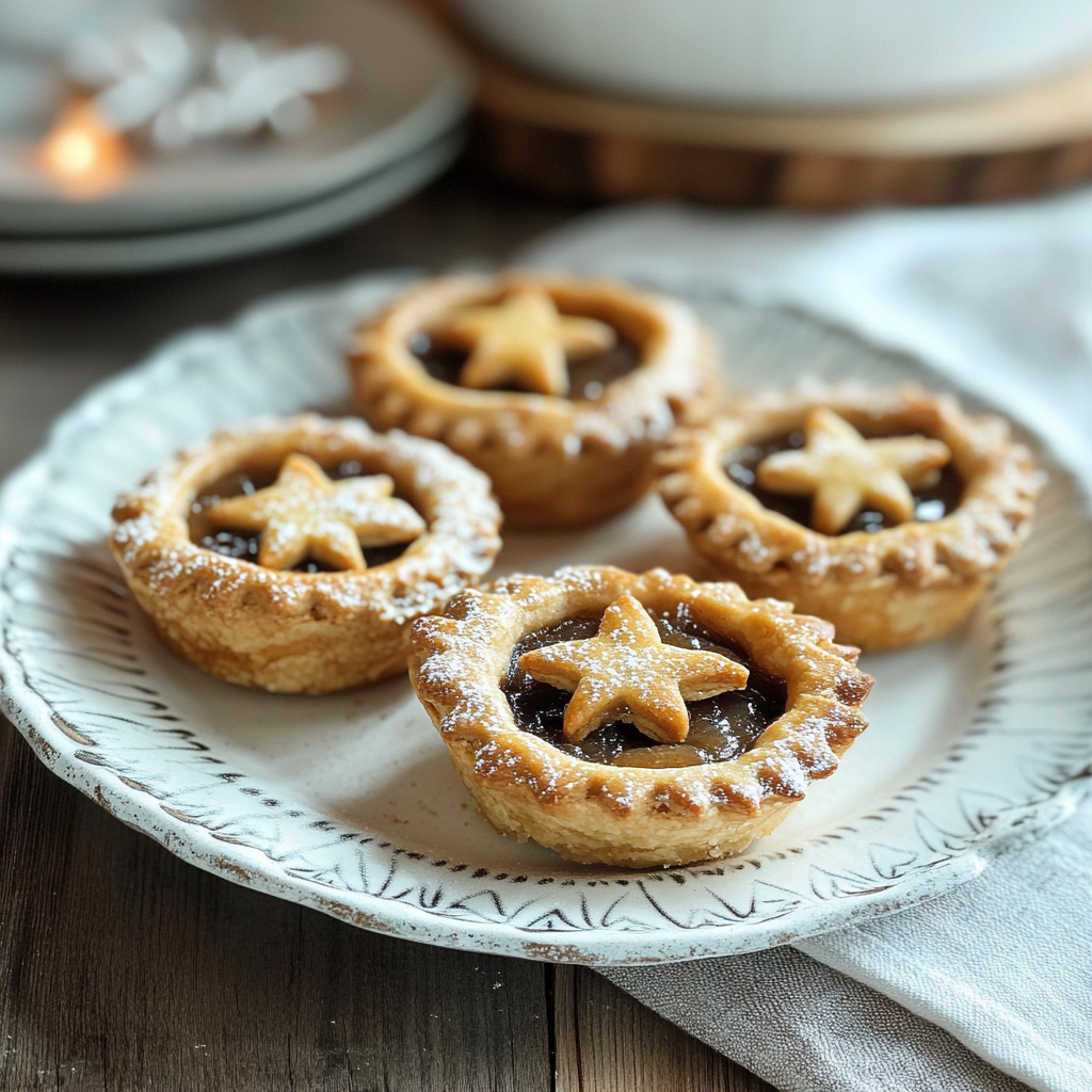 Recipe preparation for Mince Pies with Brandy Butter