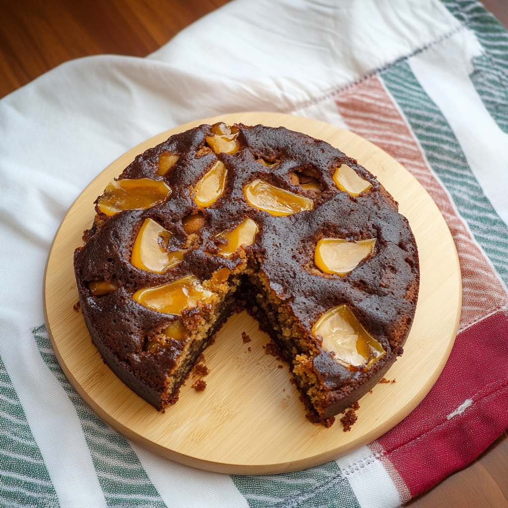 Recipe preparation for Bolo de Mel (Honey Cake)