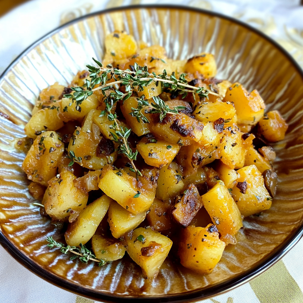 Recipe preparation for Chestnut & Pumpkin Salad