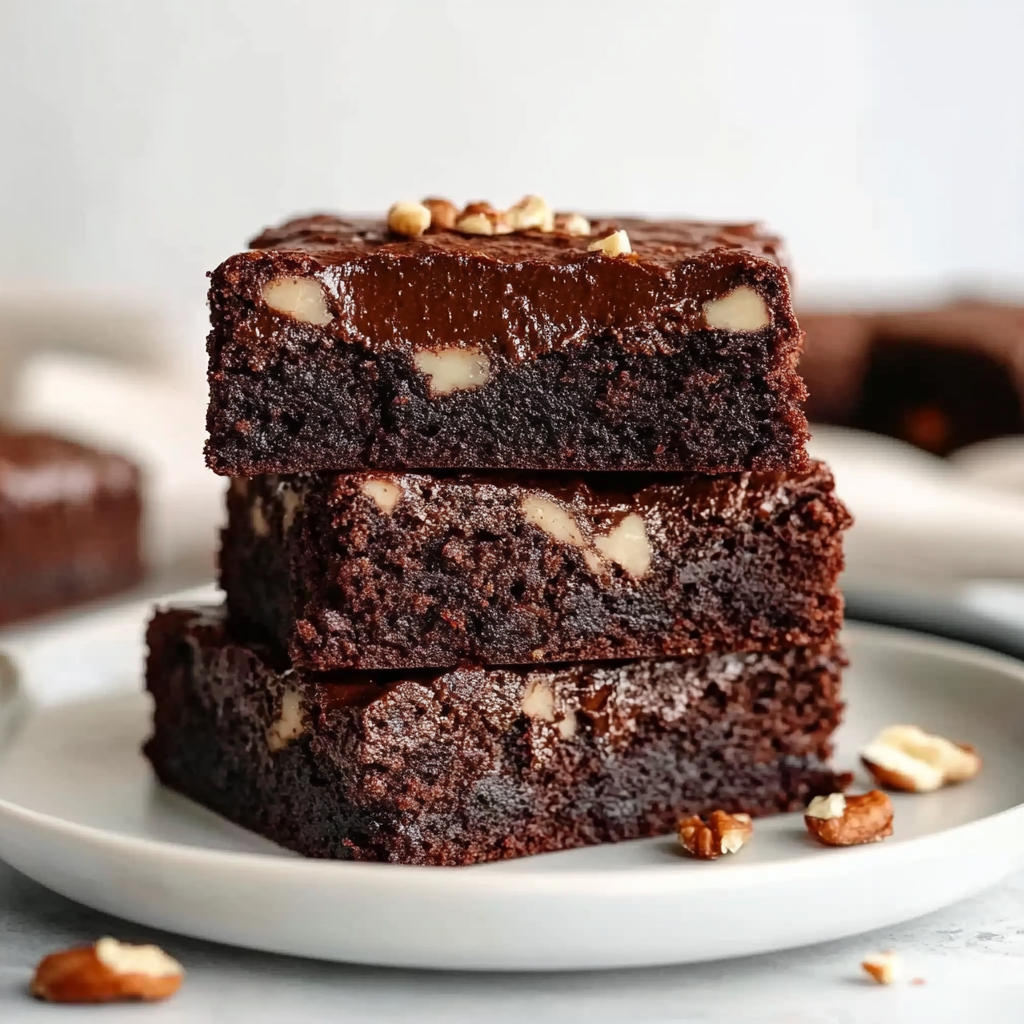 Recipe preparation for Hazelnut Brownies