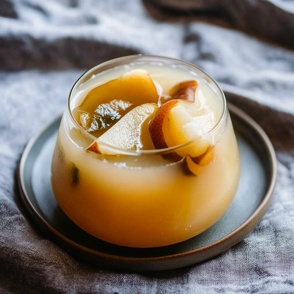 Recipe preparation for Mulled Pear Drink