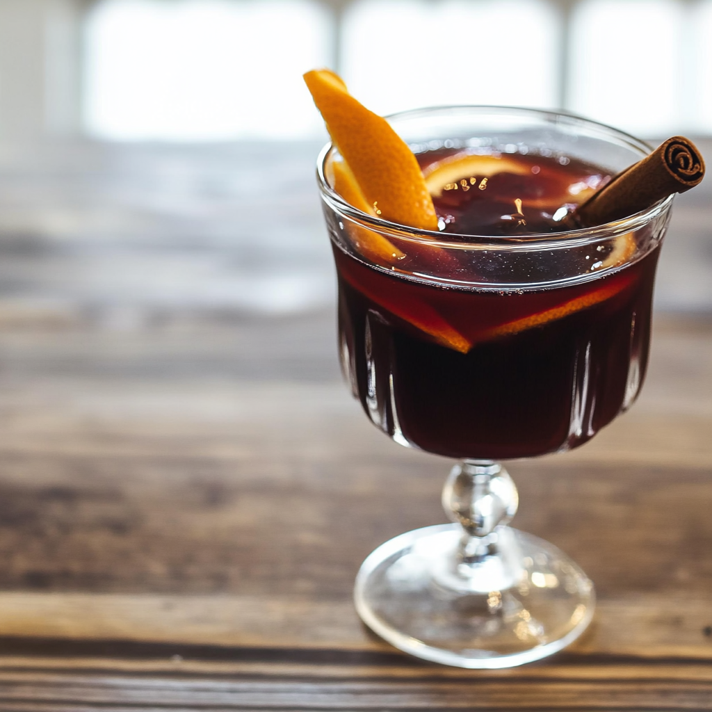 Recipe preparation for Vin Chaud (Mulled Wine)