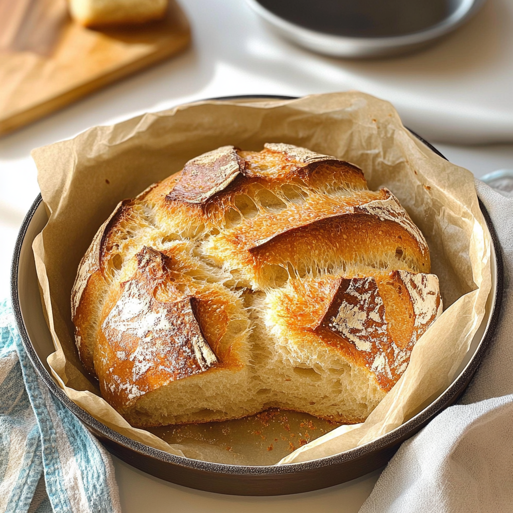 Recipe preparation for Dutch Oven Bread