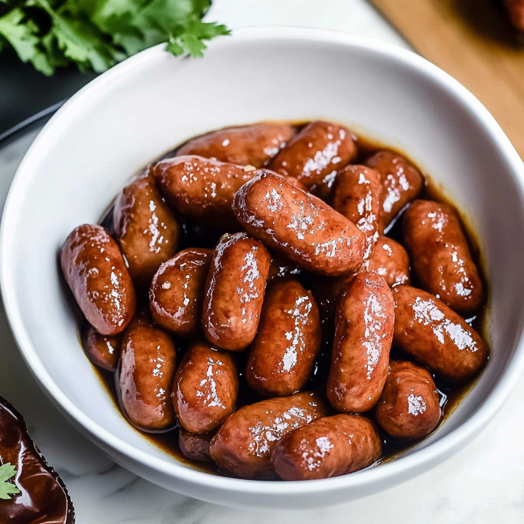 Recipe preparation for crock pot little smokies
