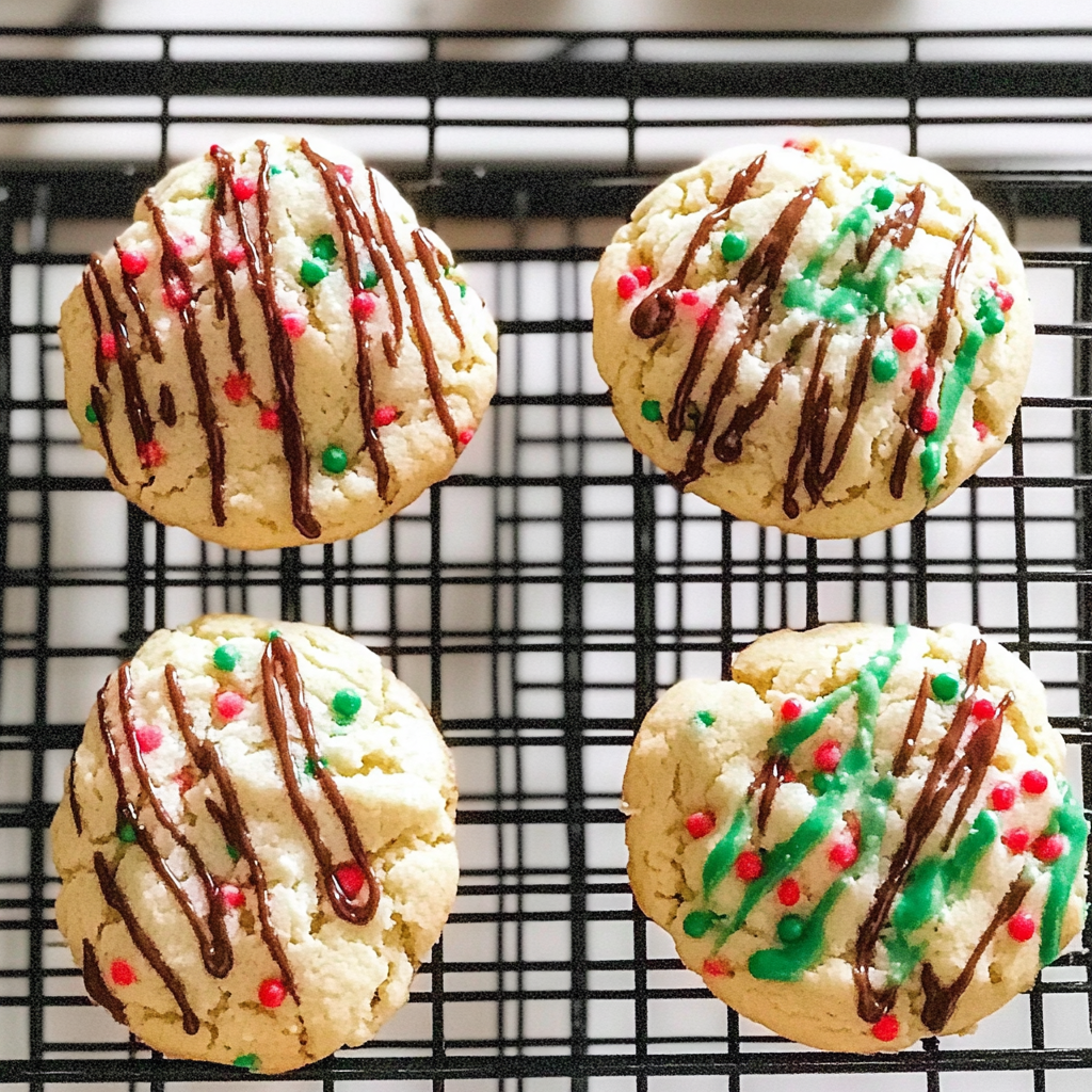 Recipe preparation for Gooey Christmas Butter Cookies