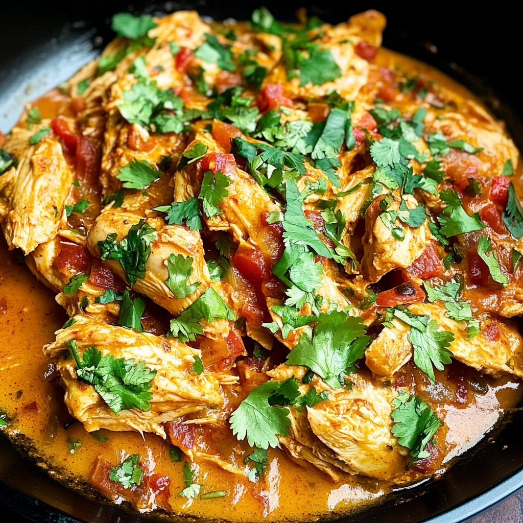 Recipe preparation for Slow Cooker Mexican Ranch Chicken
