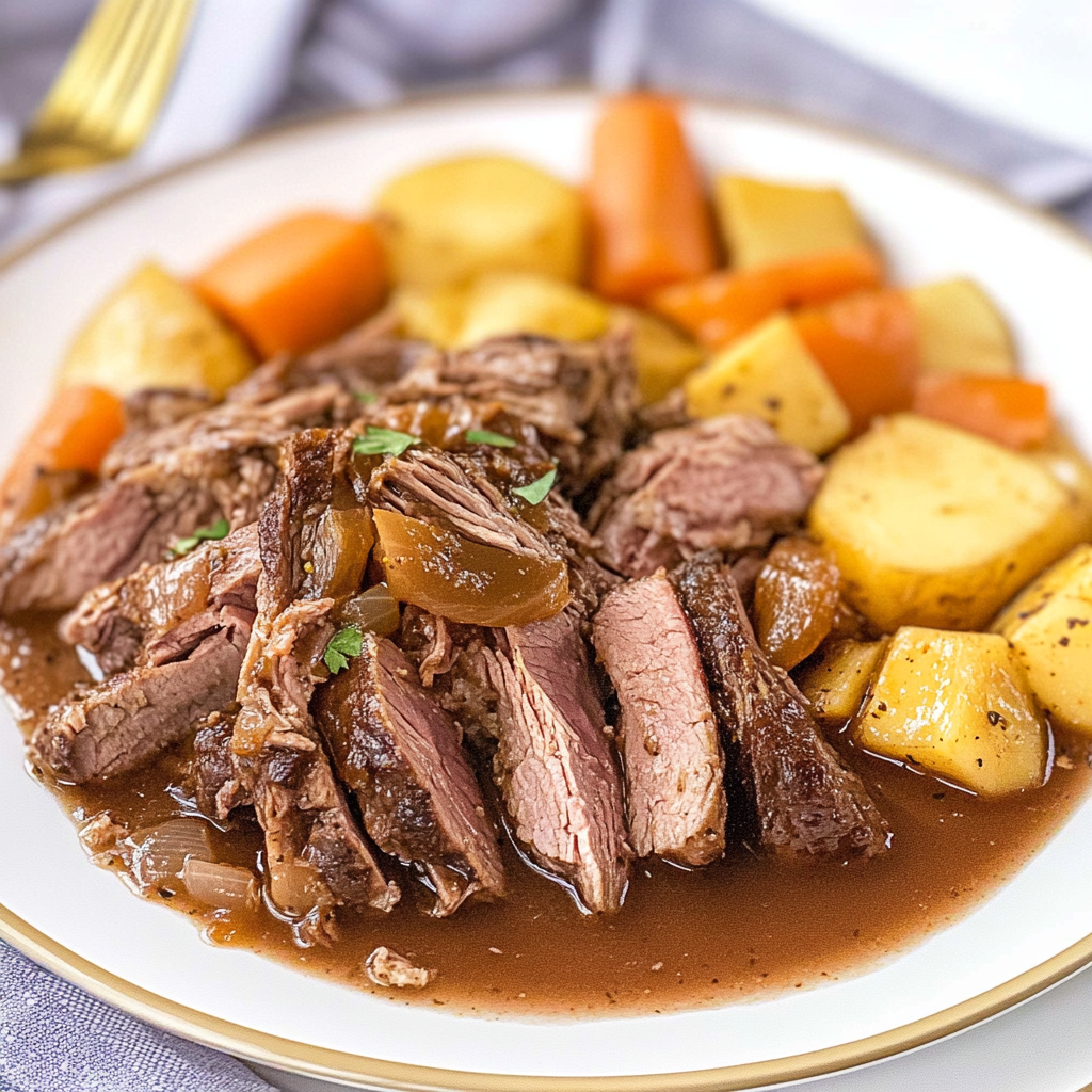 Recipe preparation for Crockpot London Broil