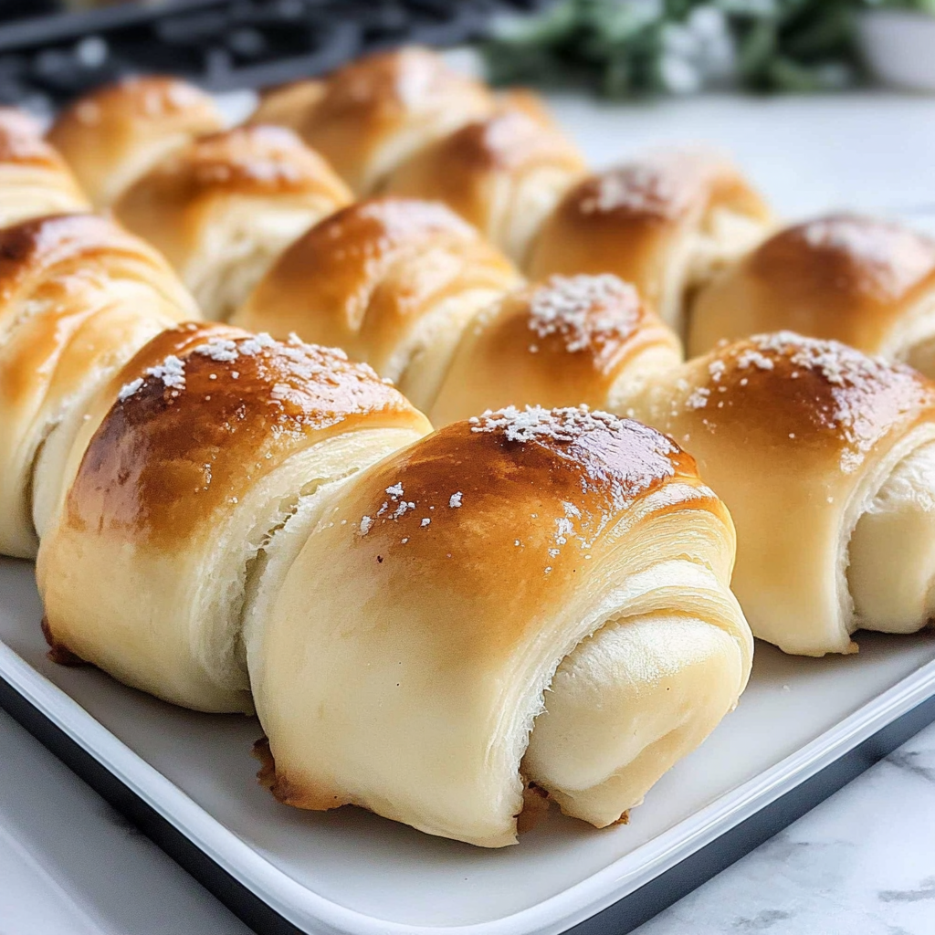 Recipe preparation for Fluffy Potato Rolls