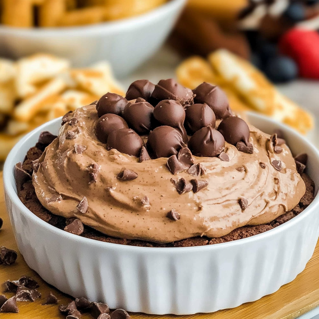 Recipe preparation for brownie batter dip