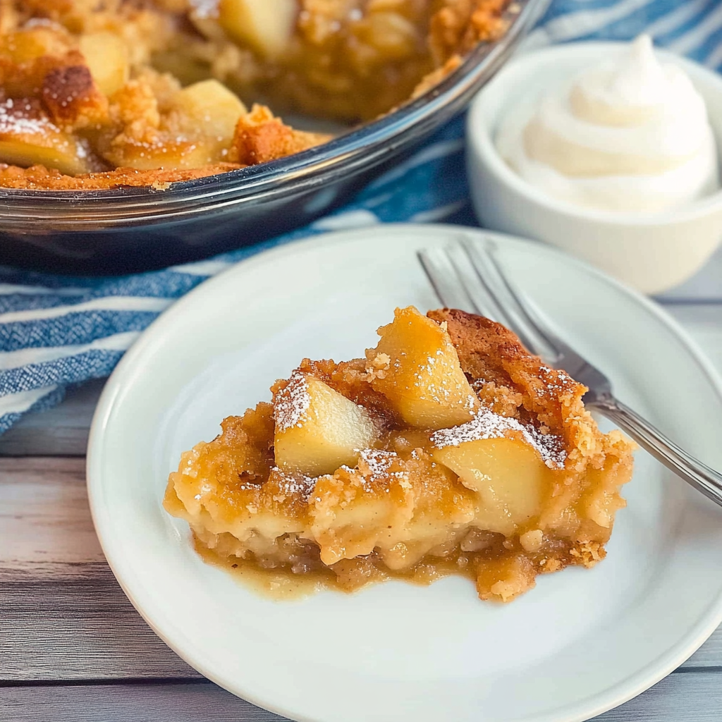 Recipe preparation for pear dump cake