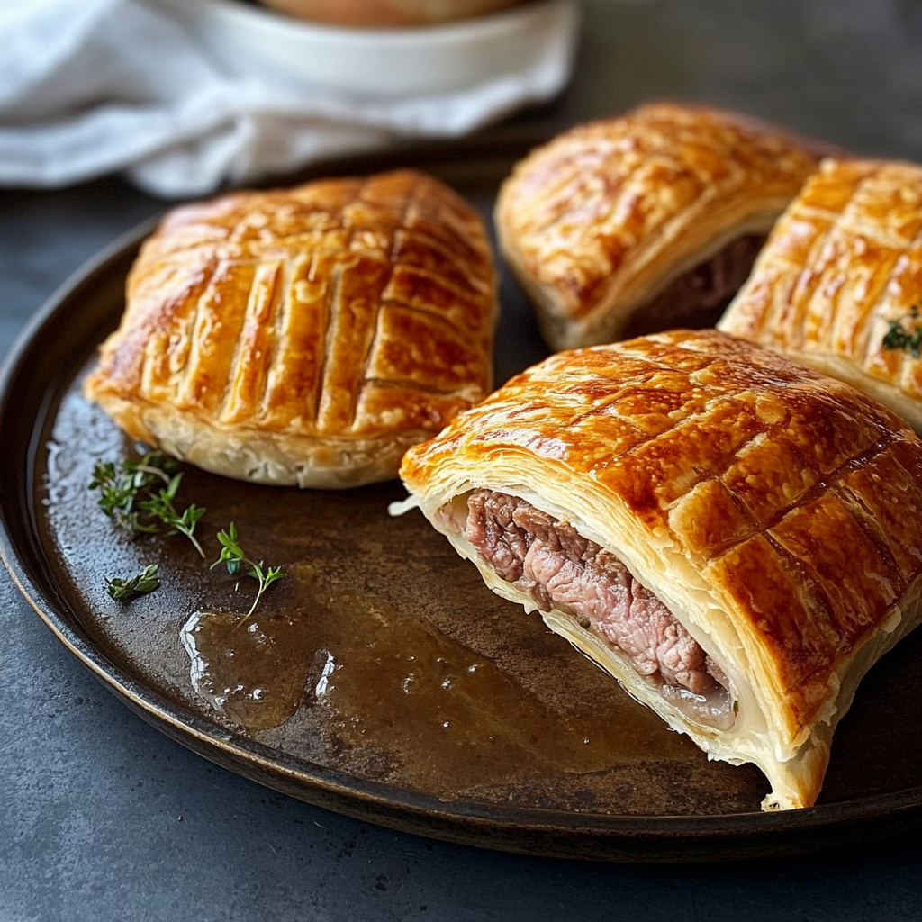 Recipe preparation for Mini Individual Beef Wellingtons