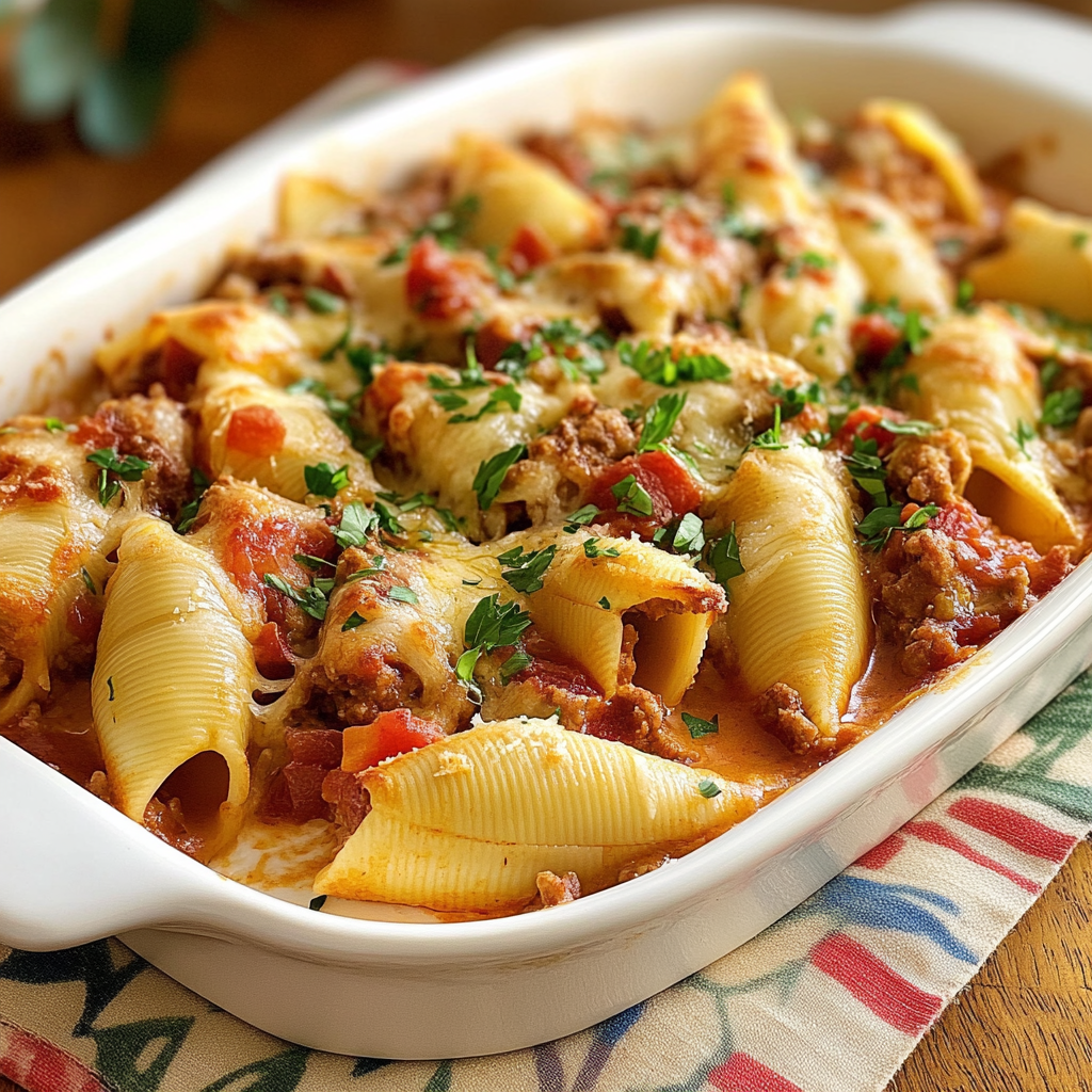 Recipe preparation for Classic Stuffed Shells