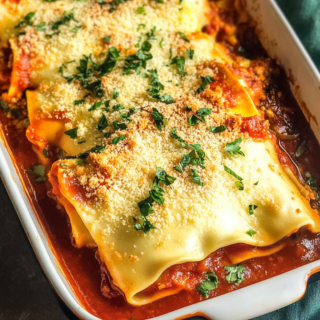 Recipe preparation for authentic Italian manicotti
