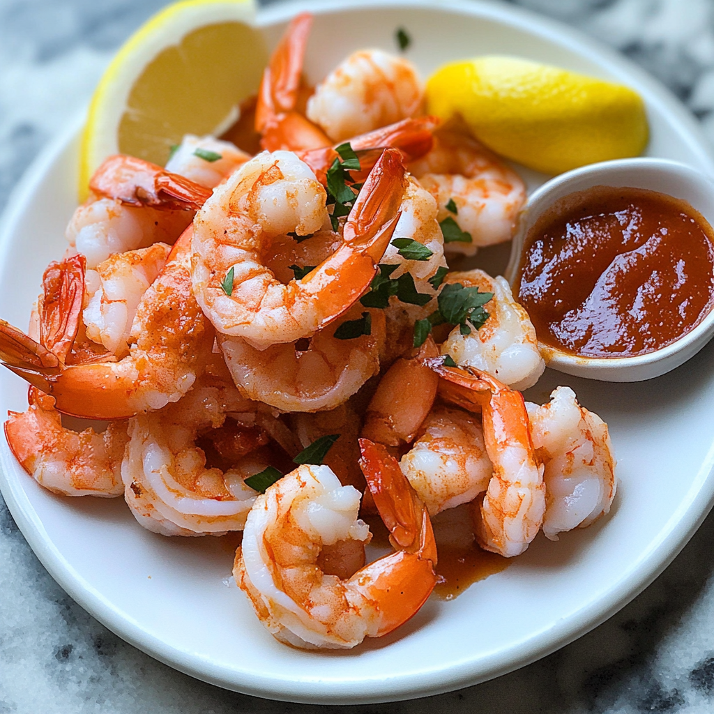 Recipe preparation for Shrimp Cocktail