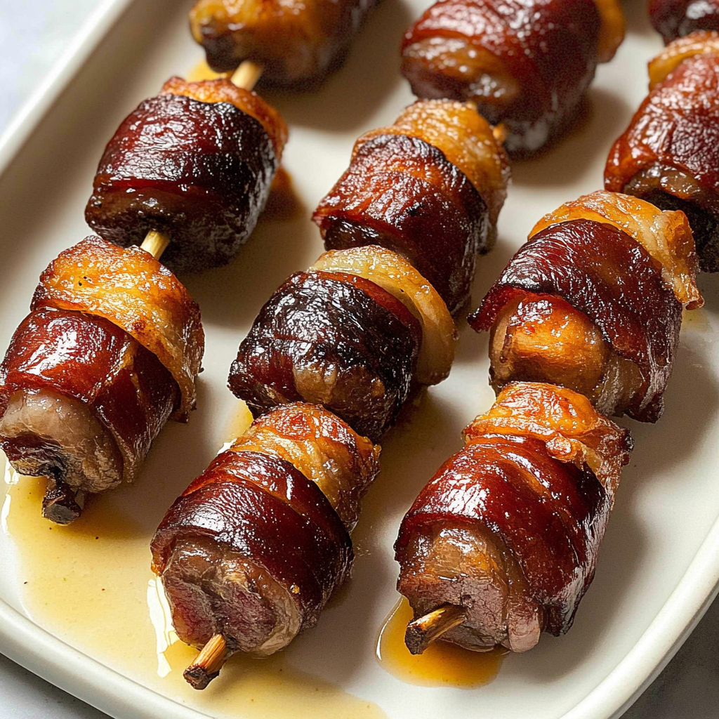 Recipe preparation for Bacon-Wrapped Dates