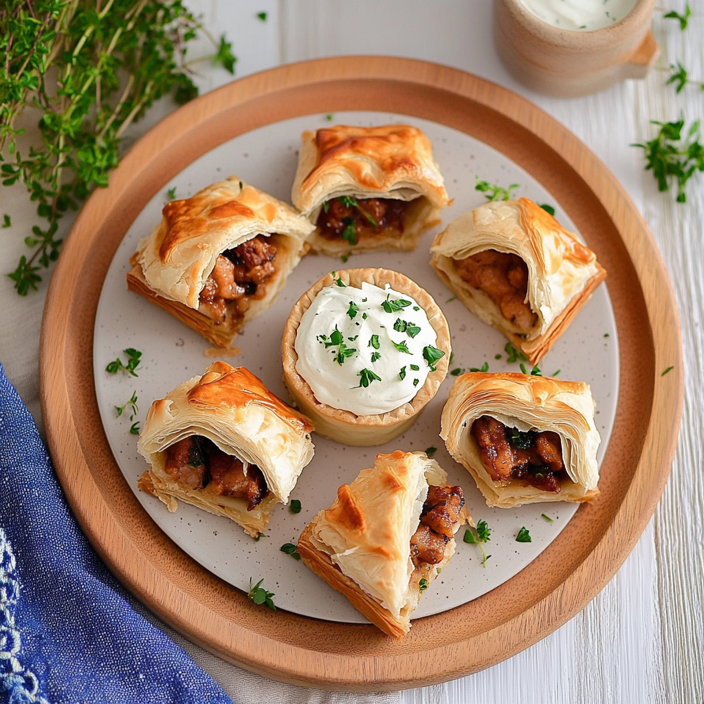 Recipe preparation for Mini Beef Wellingtons