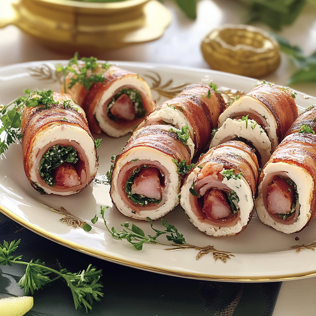 Recipe preparation for Salami Pinwheels