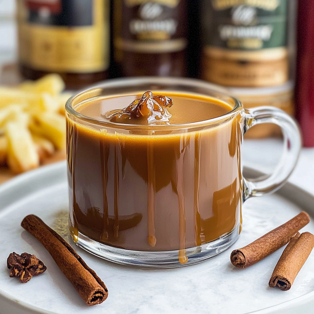 Recipe preparation for Spiced Homemade Hot Buttered Rum