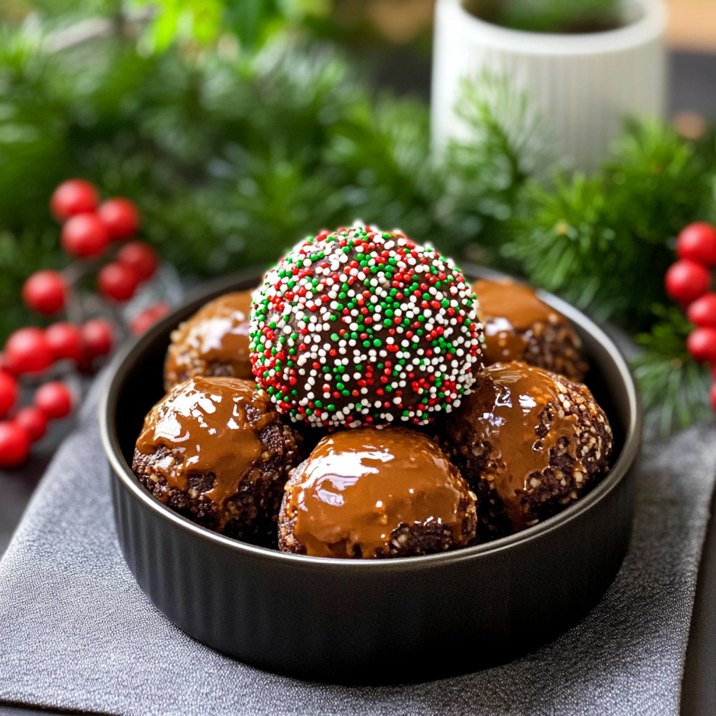 Recipe preparation for Rum Balls