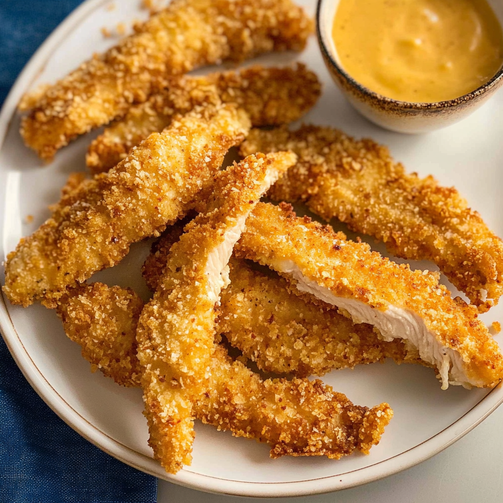 Recipe preparation for Oven baked chicken tenders
