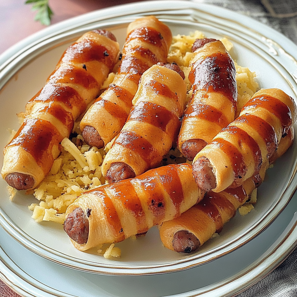 Recipe preparation for Pigs In A Blanket