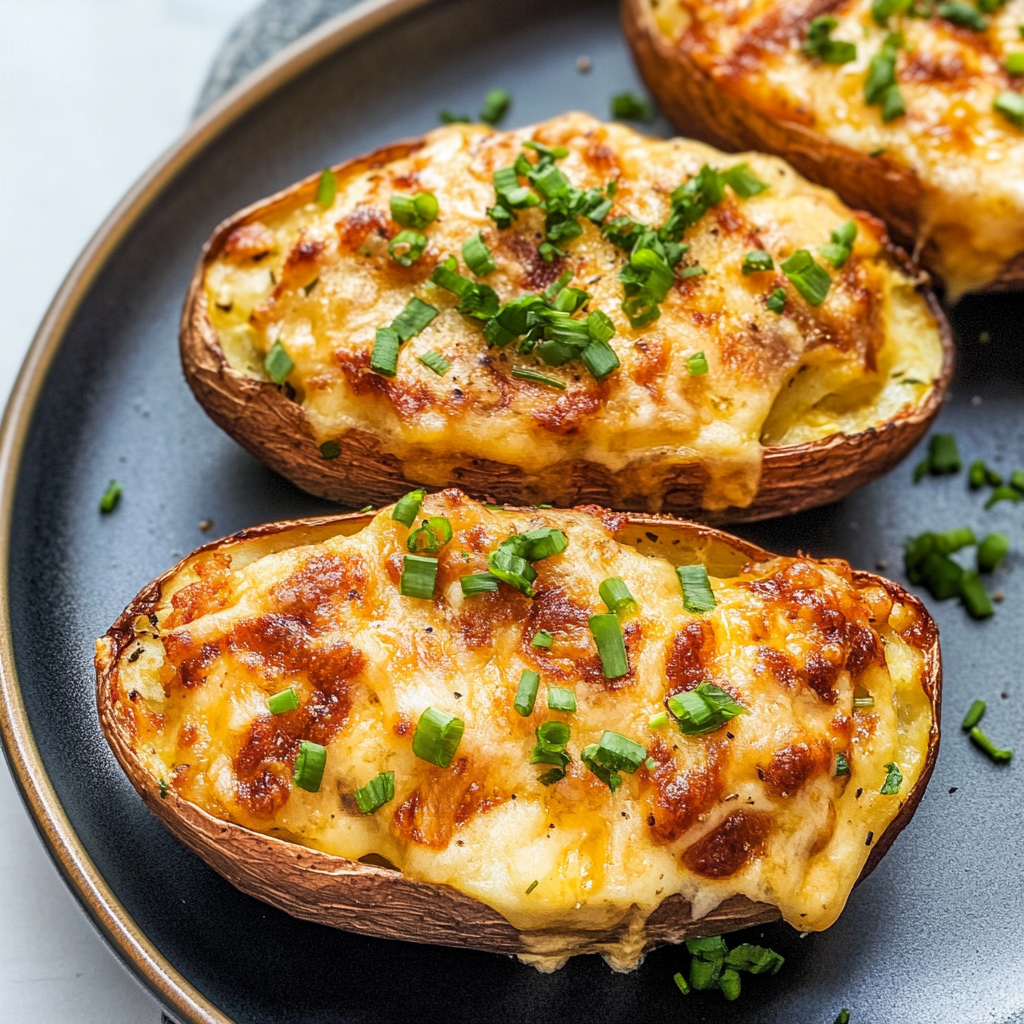 Recipe preparation for twice baked potatoes