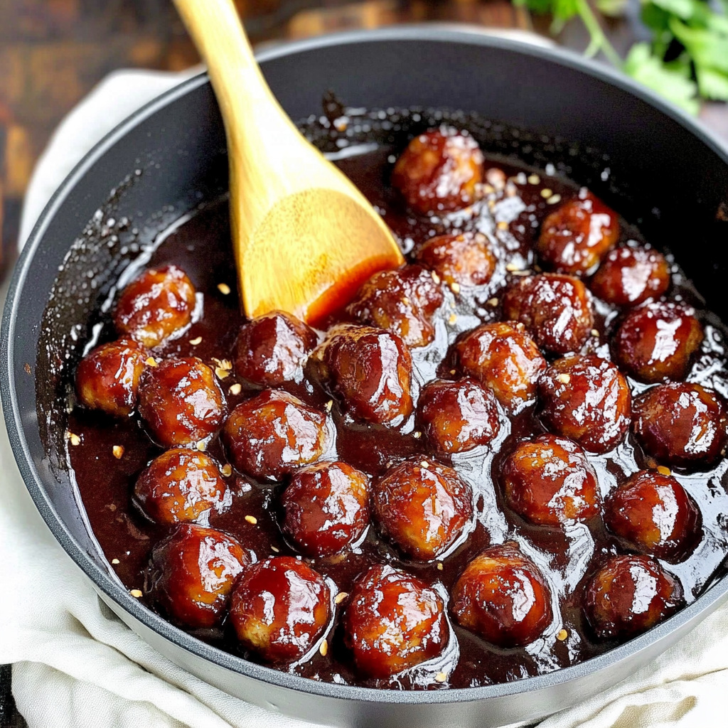 Recipe preparation for cranberry meatballs crockpot