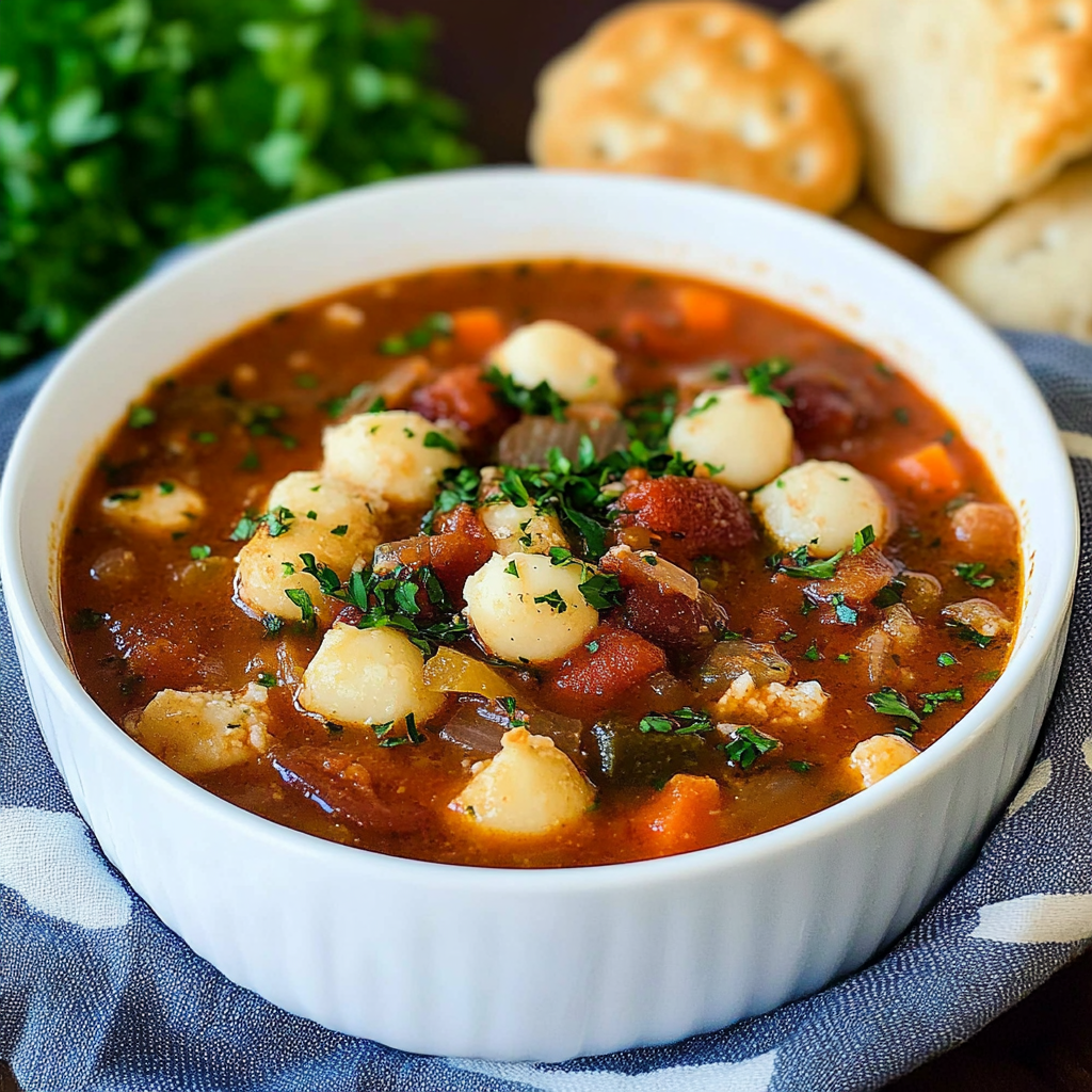 Recipe preparation for Slow Cooker Manhattan Clam Chowder