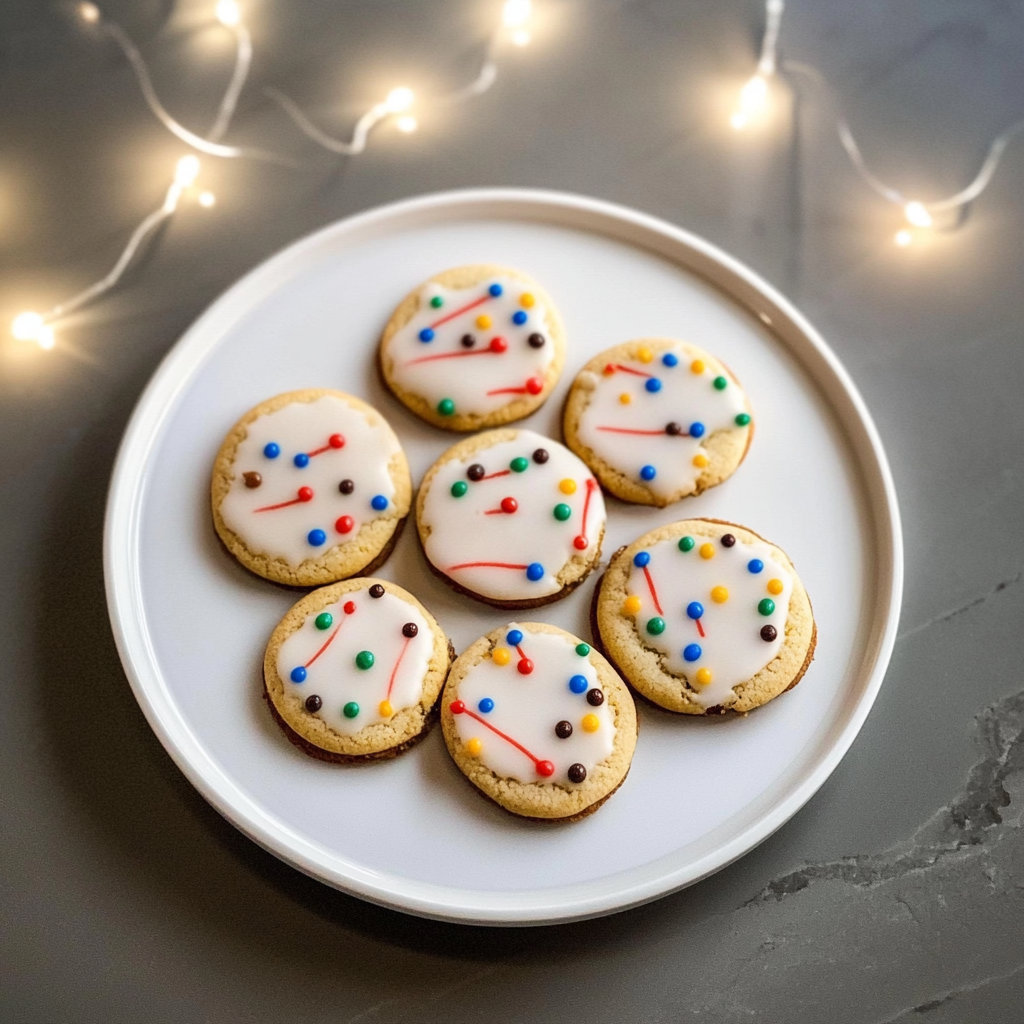 Recipe preparation for Christmas Lights Cookies