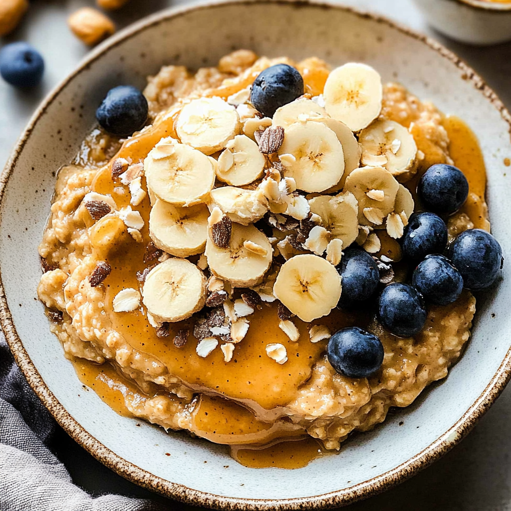 Recipe preparation for Peanut Butter Oats