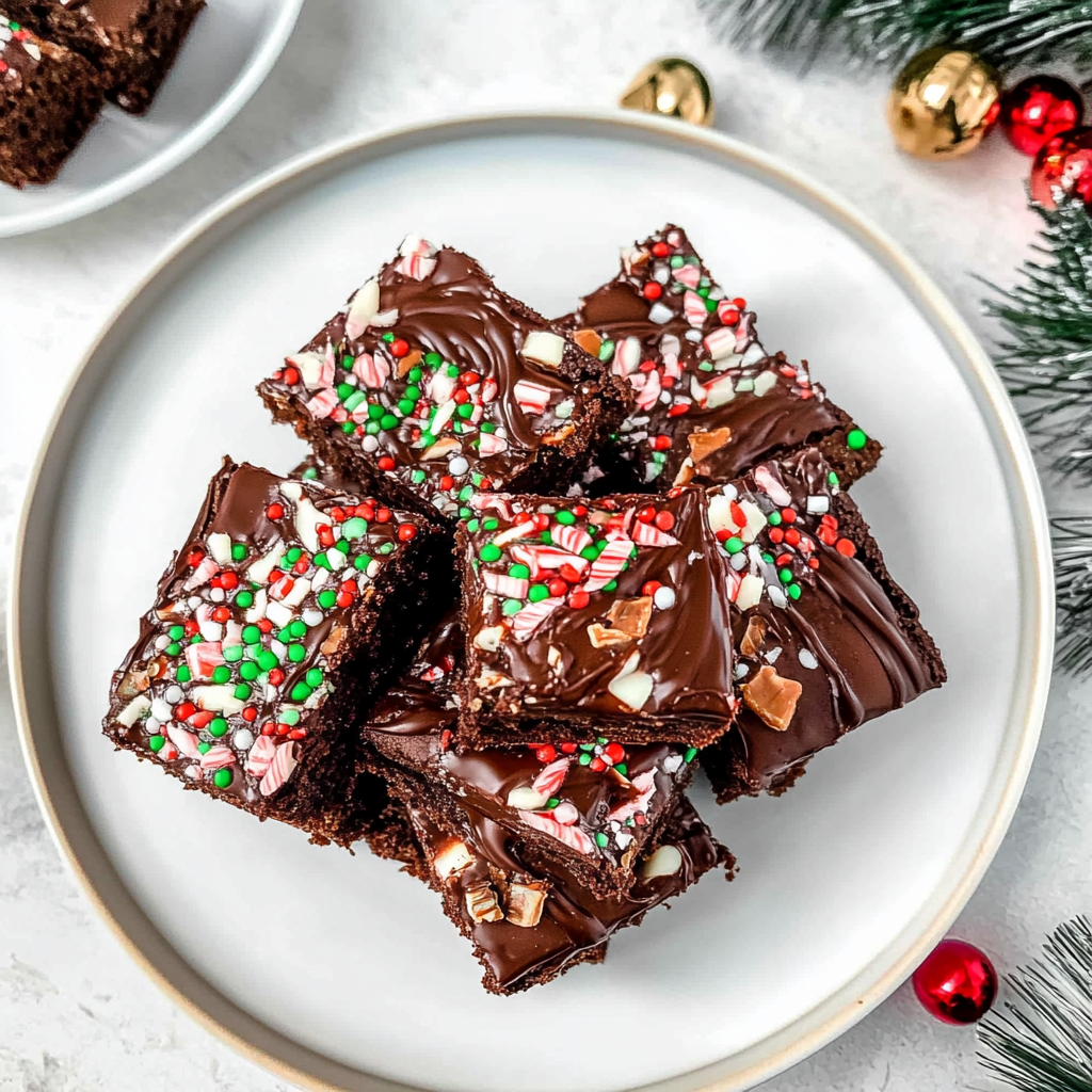 Recipe preparation for No Bake 3 Ingredient Christmas Fudge
