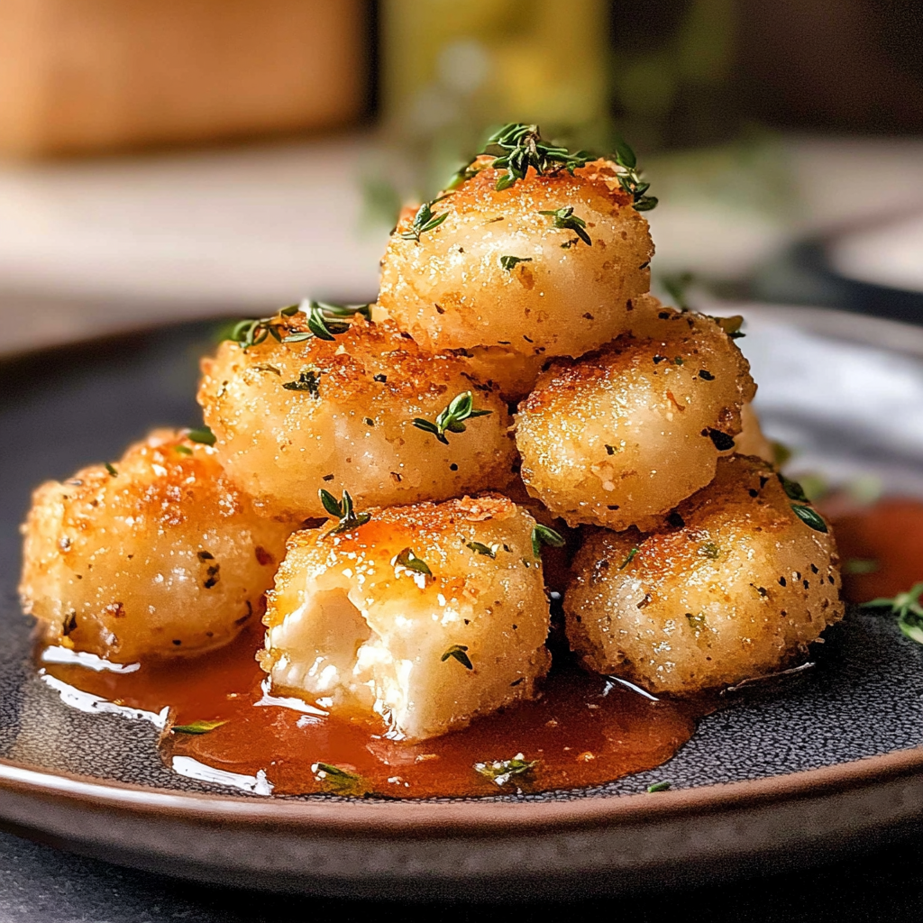 Recipe preparation for Goat Cheese Croquettes