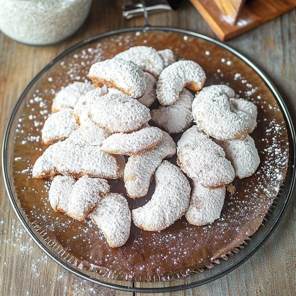 Recipe preparation for Kourambiethes