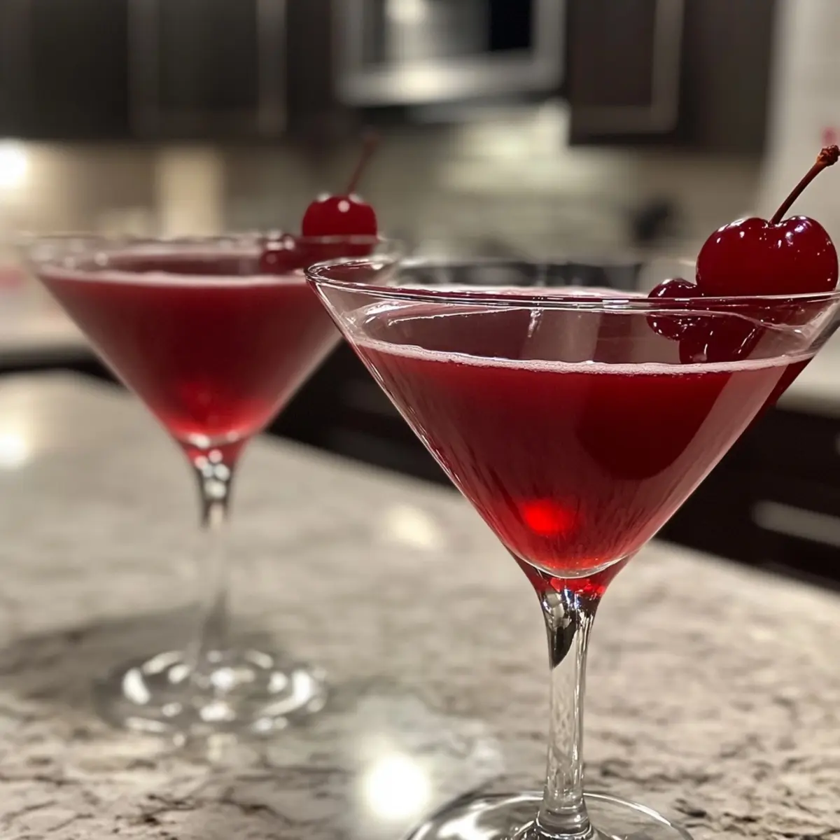 Cherry Martini with a Twist