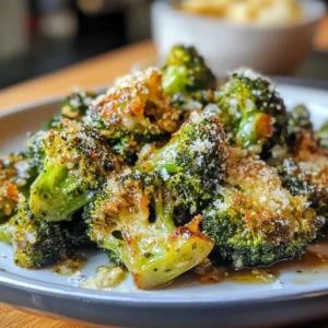 Crispy Smashed Broccoli with Parmesan
