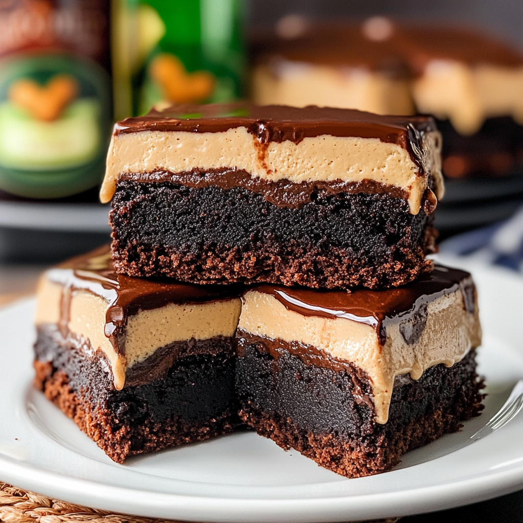 Recipe preparation for Bailey’s Irish Cream Brownies