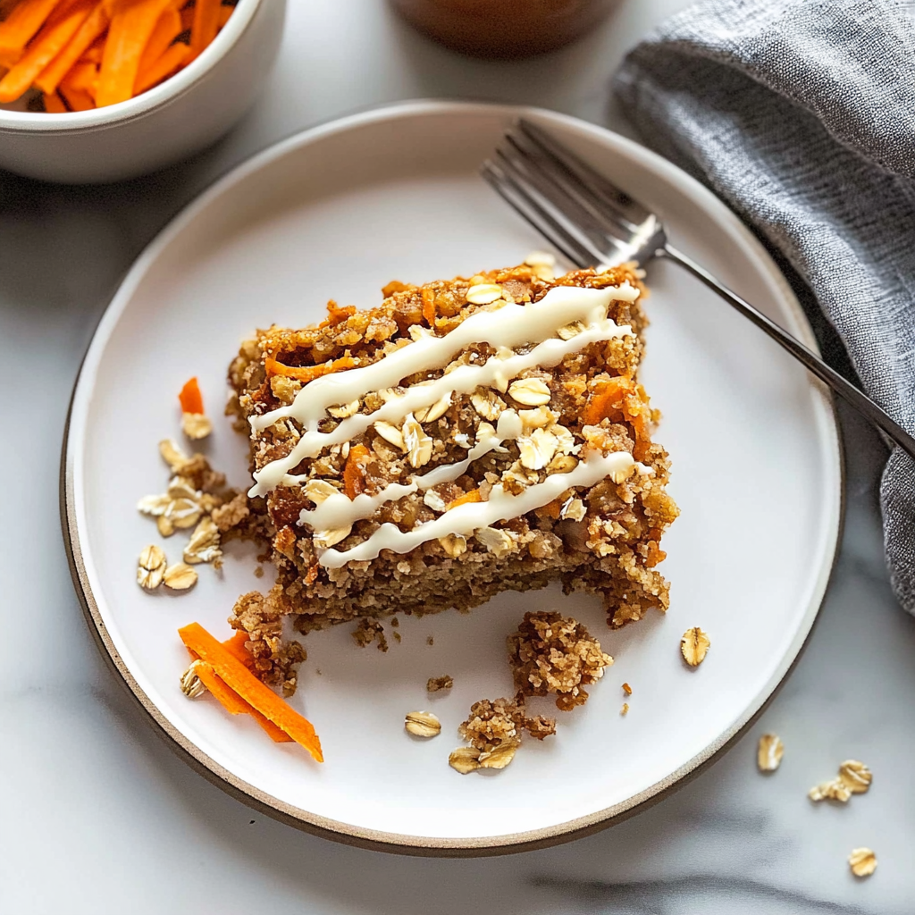 Recipe preparation for Carrot Cake Baked Oatmeal
