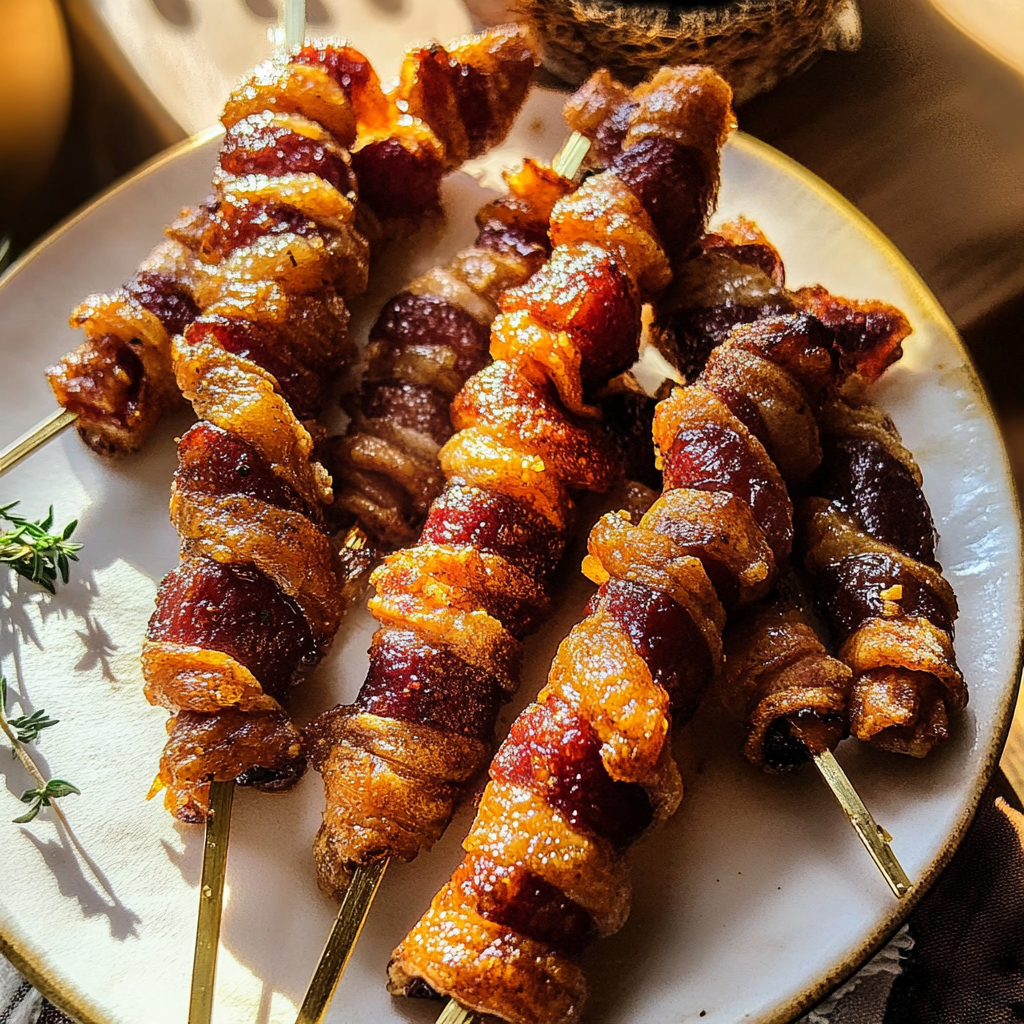 Recipe preparation for Bacon Wrapped Dates