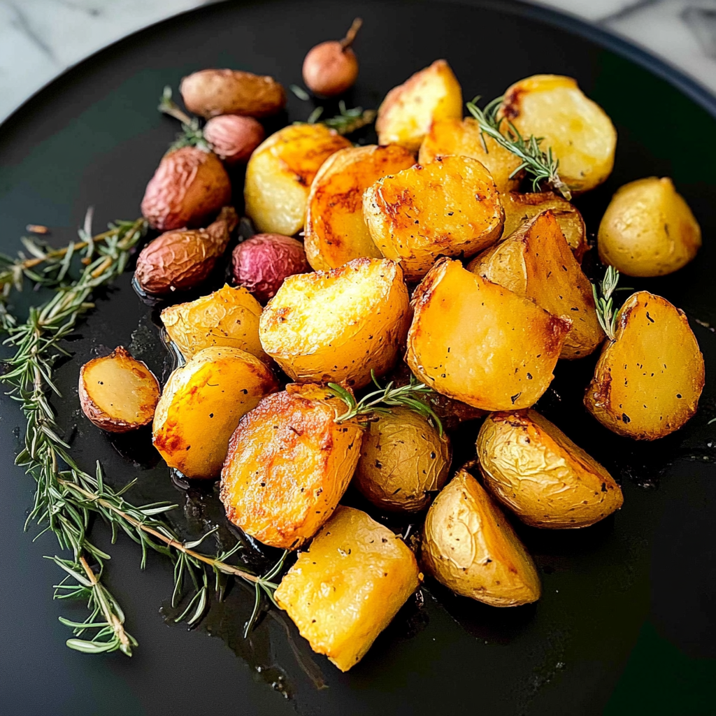 Recipe preparation for Duck Fat Roast Potatoes