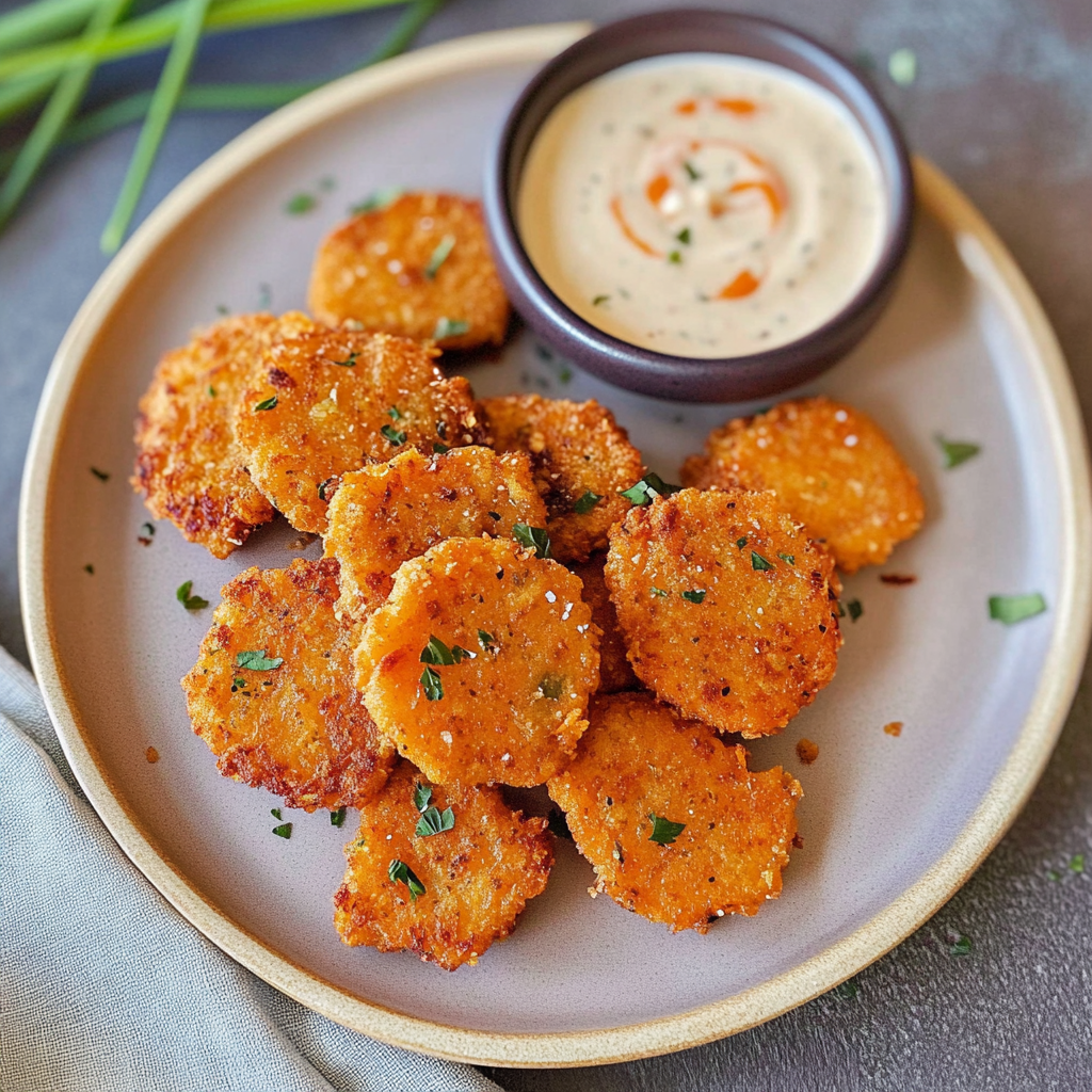 Recipe preparation for Crispy Carrot Bites