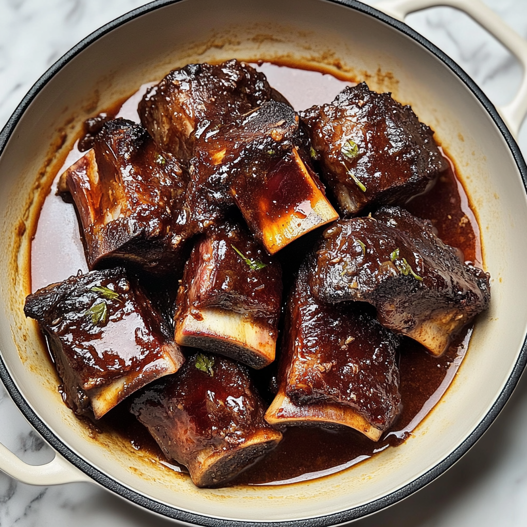 Recipe preparation for Red Wine Braised Short Ribs