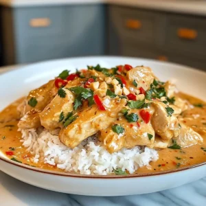 Crockpot Thai Coconut Chicken