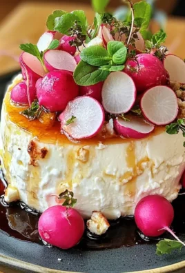 Whipped Goat Cheese with Roasted Radishes