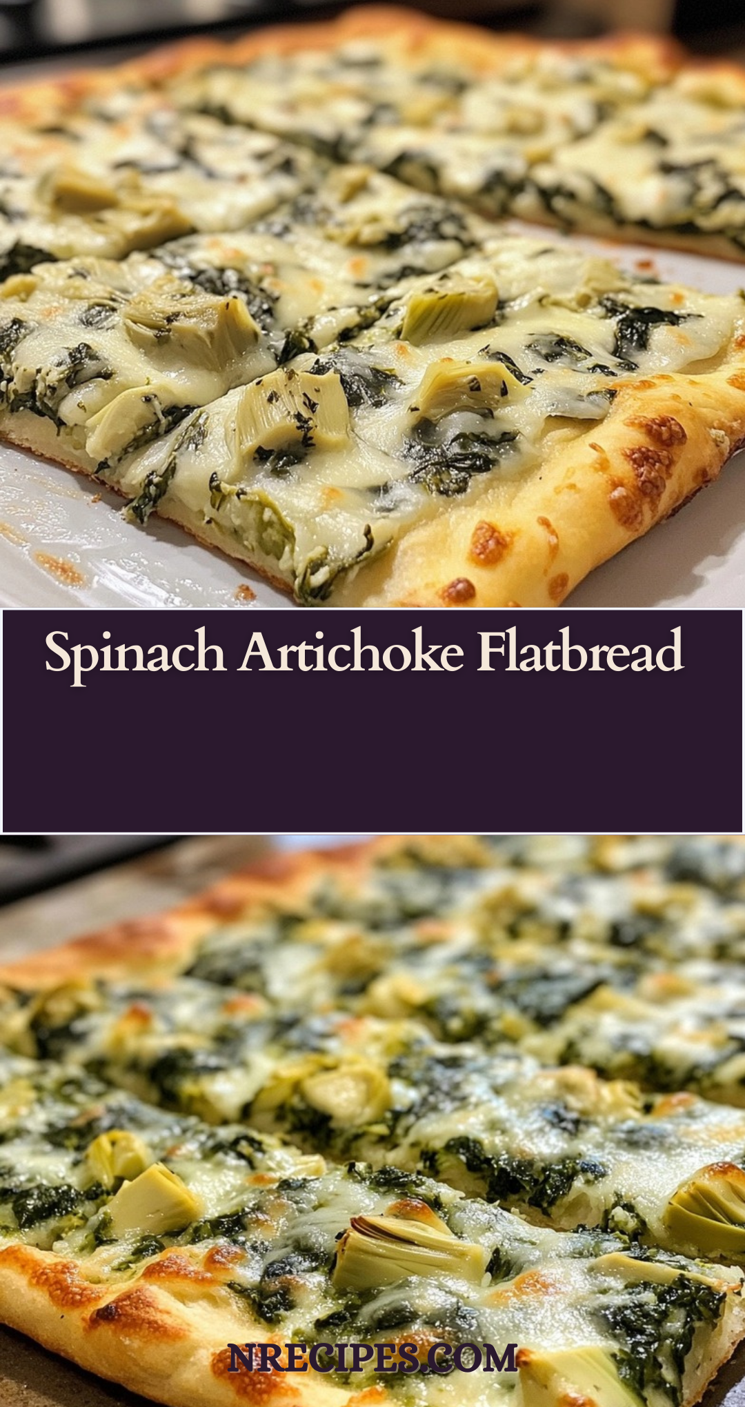 Spinach Artichoke Flatbread